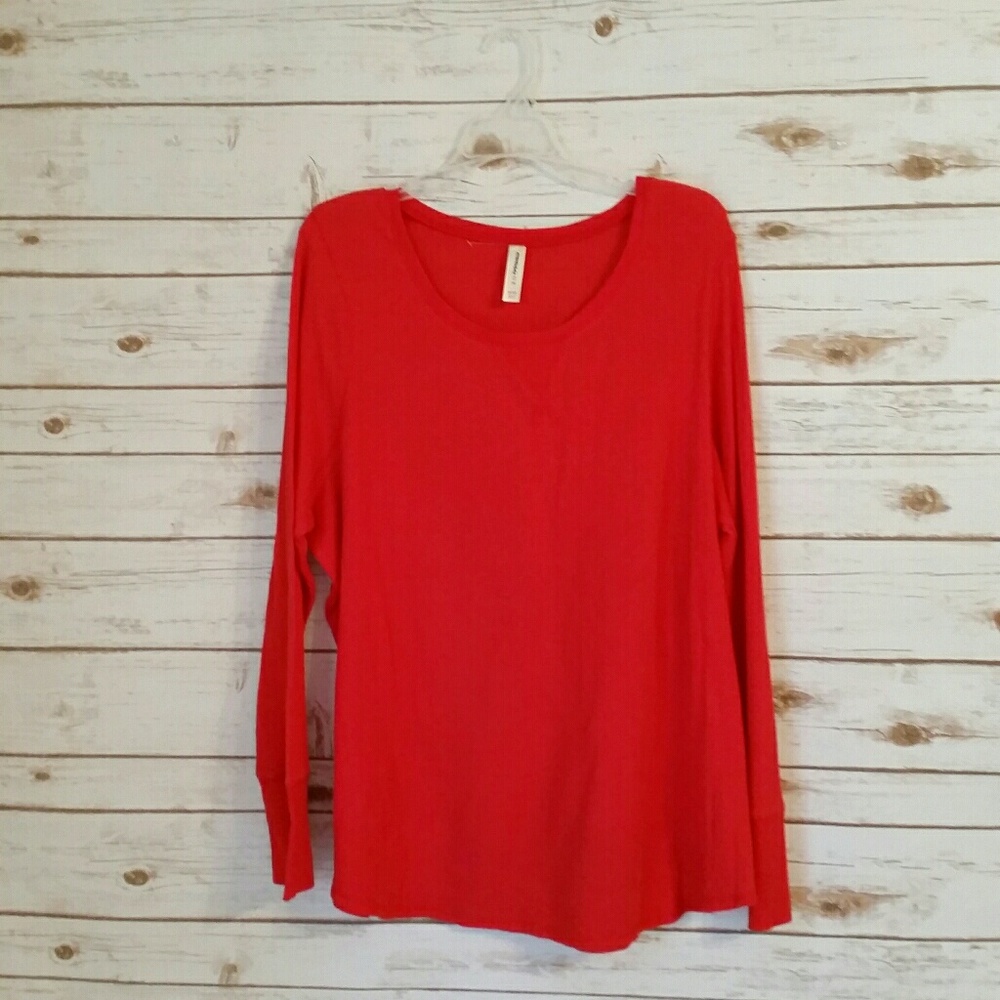 NWOT Lane Bryant Red Thermal Sleep Shirt